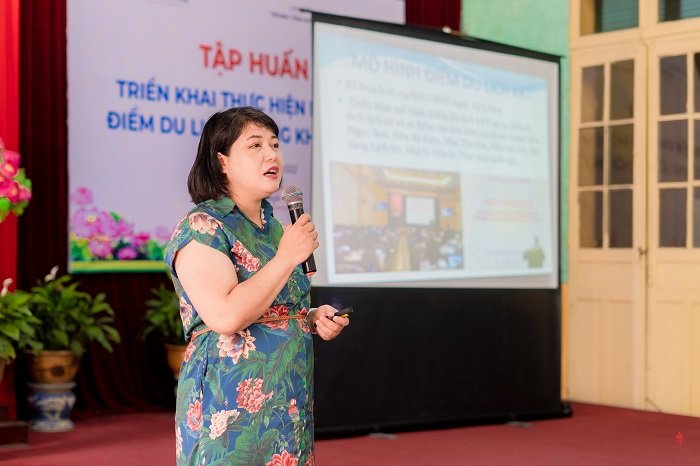 Bác sĩ Phạm Thị Thanh Nhàn - Trưởng phòng Y tế quận Hoàn Kiếm, TP. Hà Nội chia sẻ kinh nghiệm môi trường không khói thuốc